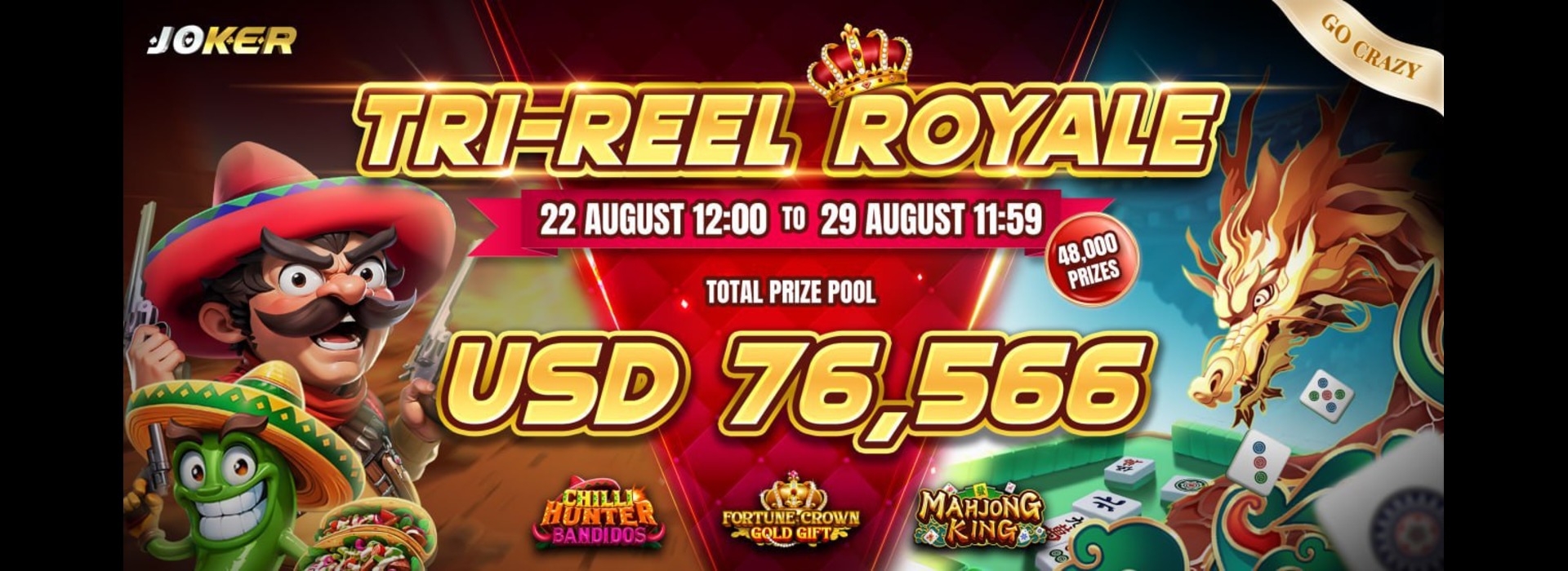 Joker Tri-Reel Royale